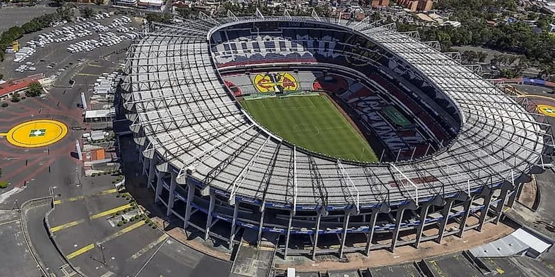 Khám phá top 10 sân bóng đá lớn nhất thế giới hiện nay 3 Sân Estadio Azteca thuộc top 10 sân bóng đá lớn nhất thế giới